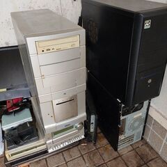 資源リサイクル用　古いパソコン、ビデオデッキ、液晶モニター等々　...