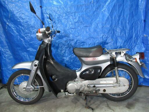 ❌6504km AA01 リトルカブ 走行確認 調整ベース バッテリー無 原付 50cc