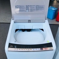 福岡市内設置配送無料 2017年式　日立 HITACHI BW-DV80B N [ビートウォッシュ タテ型洗濯乾燥機 （8kg） シャンパン]