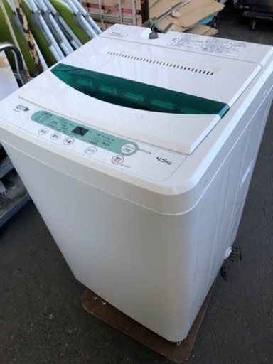 福岡市内配送無料　ヤマダ電機オリジナル　全自動電気洗濯機　(4.5kg) HerbRelax YWM-T45A1