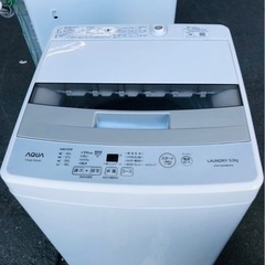 福岡市内配送設置無料　AQW-S50HBK-FS 全自動洗濯機 ...