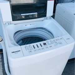 福岡市内配送設置無料 2018年ハイセンス 全自動 洗濯機 4.5k HW-