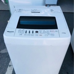 福岡市内配送設置無料 2018年ハイセンス 全自動 洗濯機 4.5k HW-