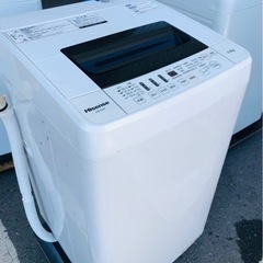 福岡市内配送設置無料 2018年ハイセンス 全自動 洗濯機 4.5k HW-