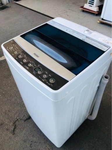 福岡市内配送設置無料　ハイアール 5.5kg 全自動洗濯機　ブラックHaier JW-C55A-K