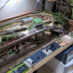 Nゲージ 大型レイアウト ジオラマ コントローラーなど含む