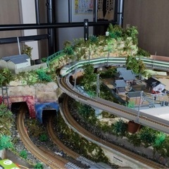 Nゲージ 大型レイアウト ジオラマ コントローラーなど含む
