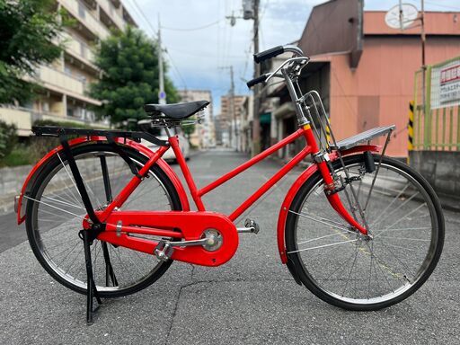■郵政自転車■レトロ自転車 実用車■郵便局 丸石■