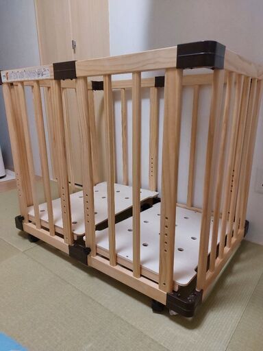 ベビーベッド値下げしました！ (エミ) 塩尻のベビー用品《ベビーベッド  