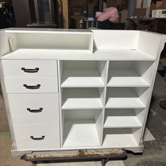 レジカウンター　【中古】木製アンティークレジカウンター 