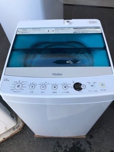 福岡市内配送設置無料　ハイアール Haier JW-C45A W [全自動洗濯機 4.5kg ホワイト