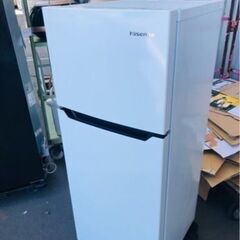 福岡市内配送無料　2018年式　ハイセンス 【右開き】120L 2ドアノンフロン冷蔵庫 エディオンオリジナル ホワイト HR-B1201