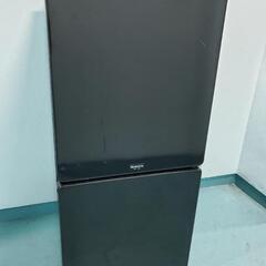 【☆】ブラックカラー　110L　2ドア冷凍冷蔵庫 クリーニング及...