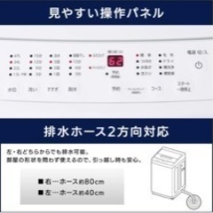 未使用、新品の洗濯機を譲りします