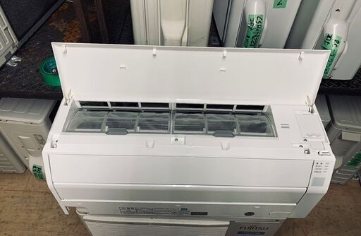 K04416　富士通　中古エアコン　主に6畳用　冷房能力2.2kw/暖房能力2.5kw