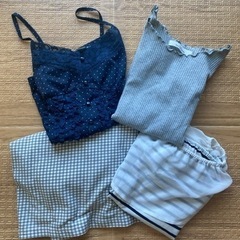 【取引中】⚠️9月末まで⚠️　レディース　夏服　トップス　スカー...