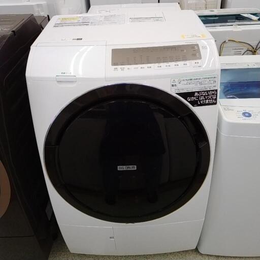 HITACH ドラム式洗濯機 21年製 10kg／6kg BD-SG100G       TJ1107