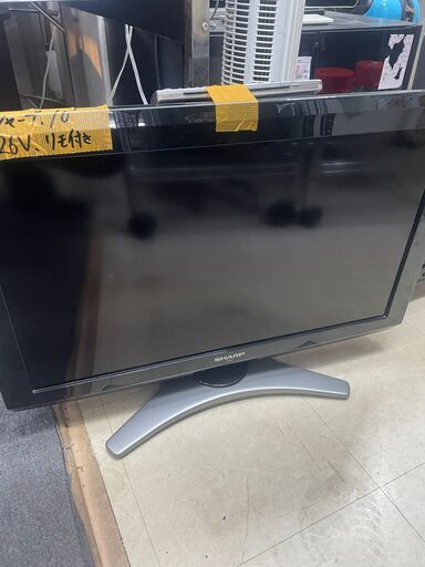 リサイクルショップどりーむ荒田店　No7963 液晶テレビ　シャープ　２０１０年製　２６型　リモコン付き♪　動作確認OK♪