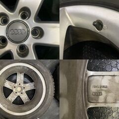 BS BLIZZAK VRX2 225/50R17】スタッドレス【audi 8K A4 純正ホイール 