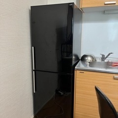 SANYO2ドア冷蔵庫　黒