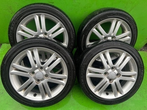ダイハツ純正② アルミホイール2本セット 美品 165/55r15 165/55R15 ダイハツ純正アルミタイヤセット
