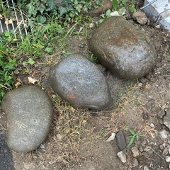 ガーデニング 庭石 差し上げます 漬物石 岩