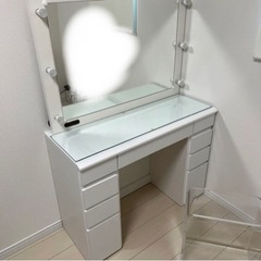 ディノス　LEDライト付き 楽屋ドレッサーシリーズ  幅99cm