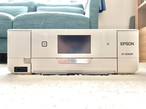 【美品】純正インク付き☆ エプソン カラリオプリンター EP-808AW