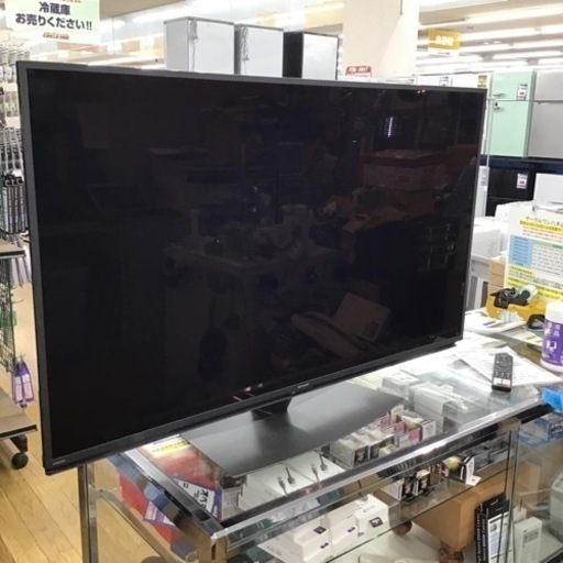 #H-3【ご来店頂ける方限定】SHARPの50型液晶テレビです