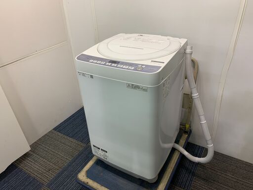 (230803)　シャープ 全自動電気洗濯機　7kg　ES-T71-W　2018年製