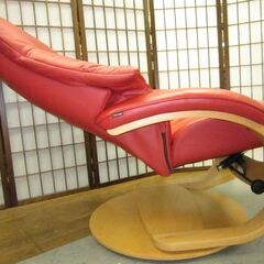 R514 最高級 Simmons シモンズ リクライニング チェア フィヨルド Fjords オットマン付 美品