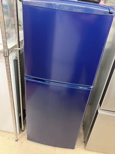 珍しいお色AQUA 137L冷蔵庫AQR-141C 2014年式 アクア 青 ブルー8806