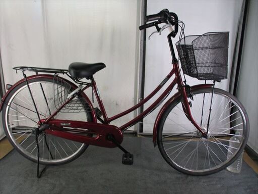 C964　限定特価　整備済み★ブリヂストン　トレンディ★ 中古自転車 【26インチ 　ワインレッド　】