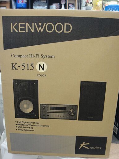 KENWOOD ケンウッド コンパクト HiFi システムコンポ K-515-N ゴールド 未使用品　１４３