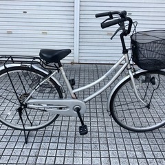 【ネット決済・配送可】【26インチ自転車】変速なし　美品❗️リヤ...