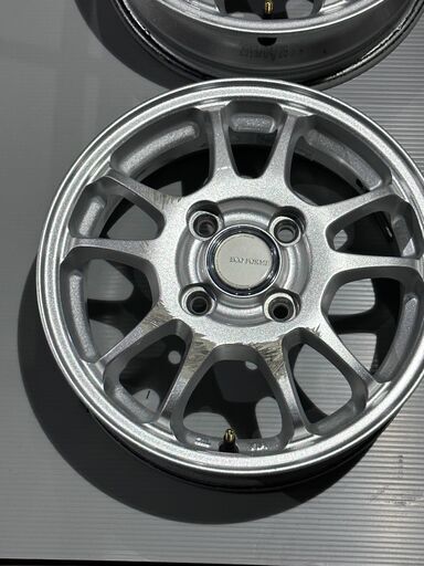 ECO FORME アルミホイール 13インチ SE-10 4本セット ECO FORME エコフォルム SE-10 中古ホイール 4本 4J/4.5J 13/14インチ