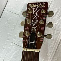 田高健太郎 サイン入りギター Tシャツ 多言争論 Morris W-18 モーリス 