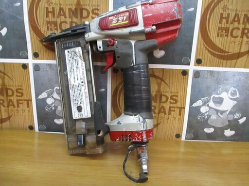 MAX マックス TA-221 常圧仕上釘打機 中古品 ケース/保護メガネ付き