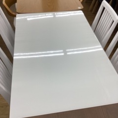 KH-4【新入荷　アウトレット】トルテ　ダイニング5点セット　白