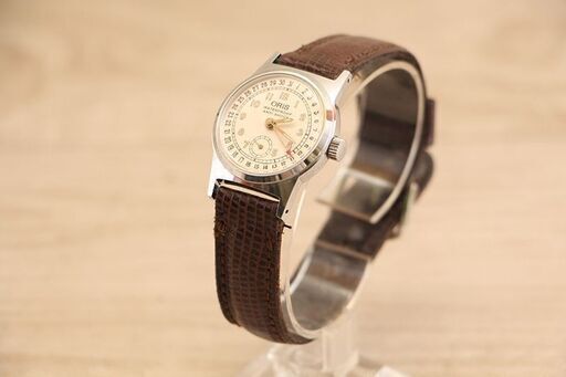 ORIS オリス スモセコ スモールセコンド ポインターデイト 手巻き 機械式 腕時計 6683 レディース 白文字盤 現状稼働品 中古品 (R2301wY)