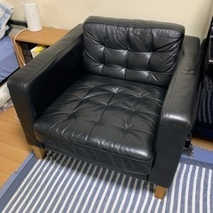 ソファ ランズクローナ IKEA イケア 革製アームチェア 1人がけ パーソナルチェア