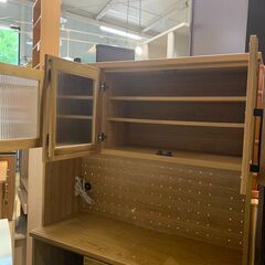 10/7値下げ🌟北欧style🌟NITORI ドニントン 3面レンジボード ニトリ 天然木 美品 4305