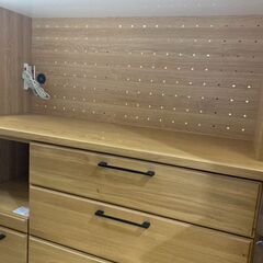 10/7値下げ🌟北欧style🌟NITORI ドニントン 3面レンジボード ニトリ 天然木 美品 4305