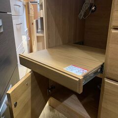 10/7値下げ🌟北欧style🌟NITORI ドニントン 3面レンジボード ニトリ 天然木 美品 4305