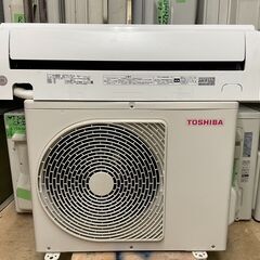 K04421　2019年製　 東芝　中古エアコン　主に6畳用　冷房能力2.2kw/暖房能力2.2kw