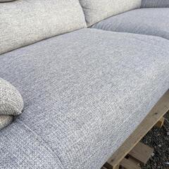 市内配送無料！　ニトリ 3人掛けソファ キャッツ ファブリック グレー　CATS3シーター