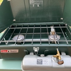 コールマンのガソリンツーバーナーとランタン（ツーマントル）🔥のセット‼️