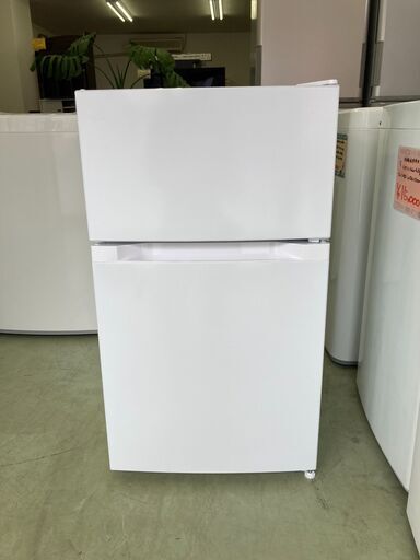 【リサイクルショップ　ピカソ　小松原】2021年製 アイリスオーヤマ 2ドア 小型冷凍冷蔵庫 87L ホワイト PRC-B092D★6116★