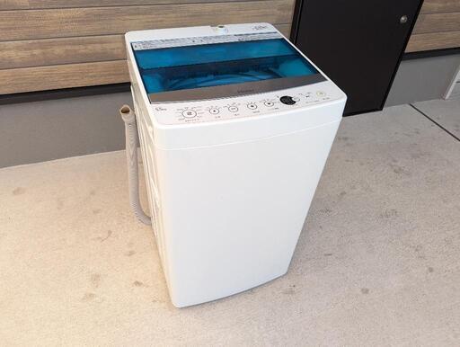 【美品】ハイアール　全自動洗濯機5.5kg　JW-C55A　2019年製
