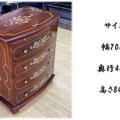 I6 展示品 美品 ITALIA イタリア製 ハンドペイント 4段チェスト